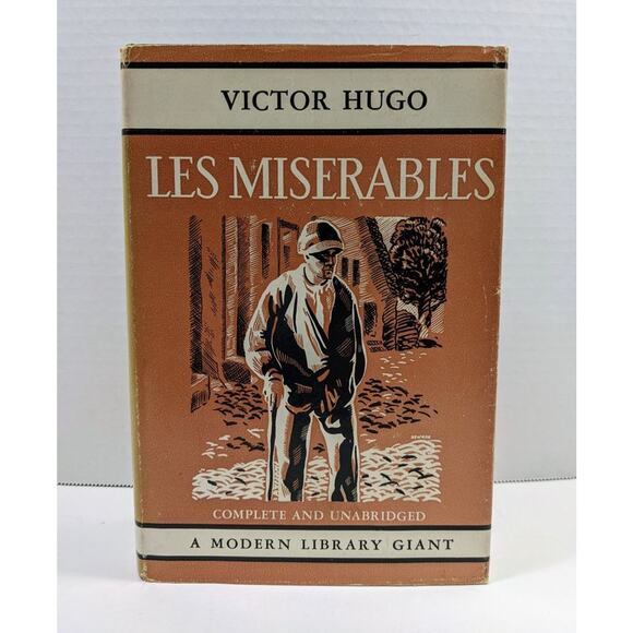 Les Miserables Victor Hugo Book A Modern Library Complete Unabridged - Picture 1 of 10